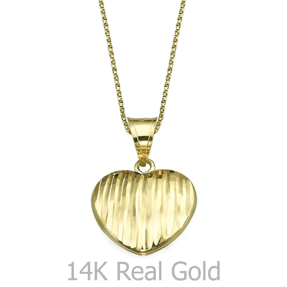 Women’s Gold Jewelry | Pendant in Yellow Gold - Winning Heart