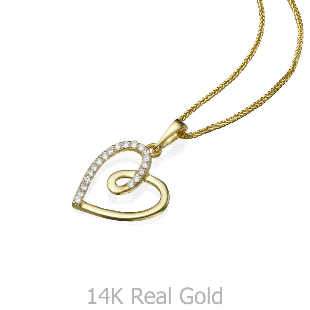 Women’s Gold Jewelry | Gold Pendant - Heart of Gaia
