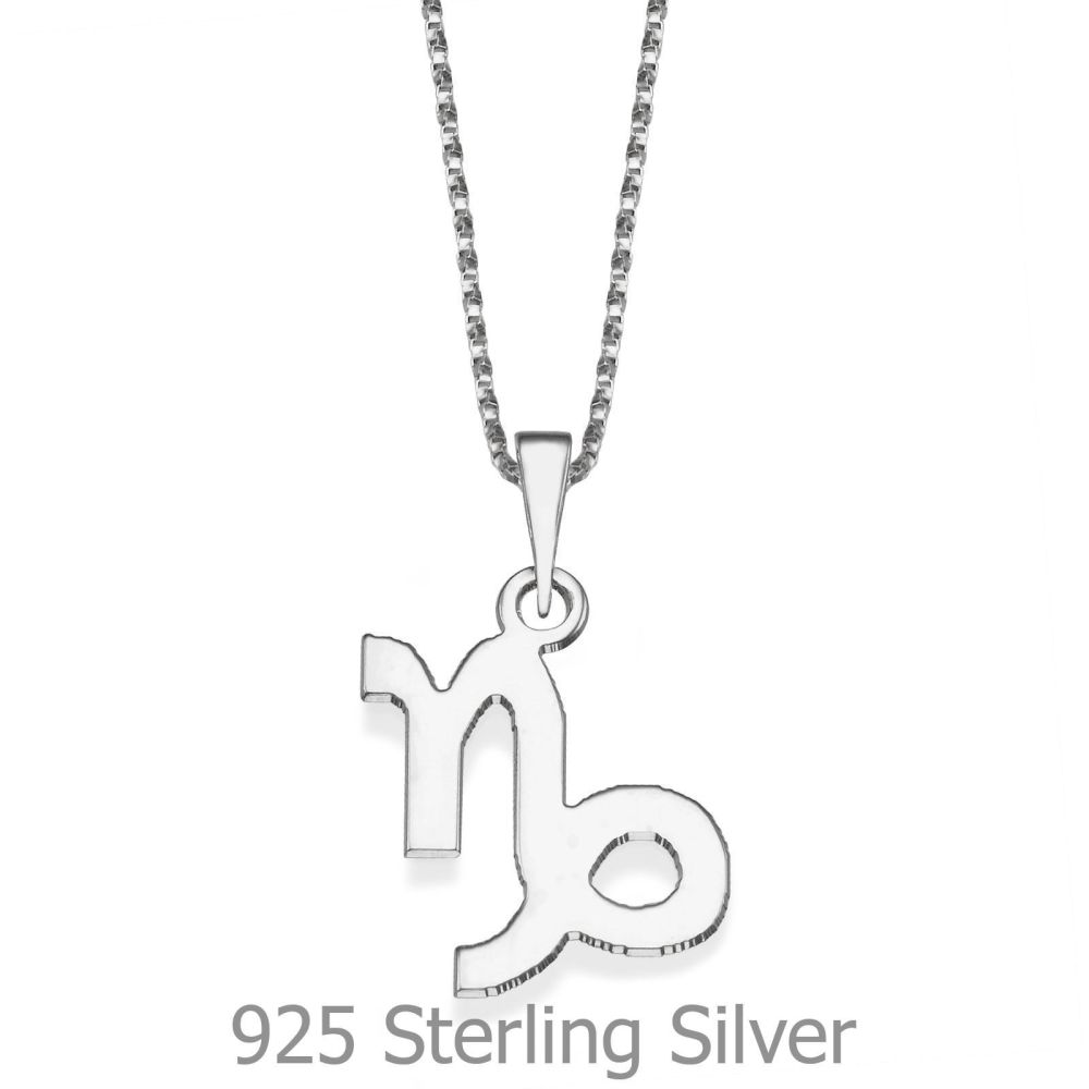 Girl's Jewelry | Pendant and Necklace in 925 Sterling Silver - Capricorn