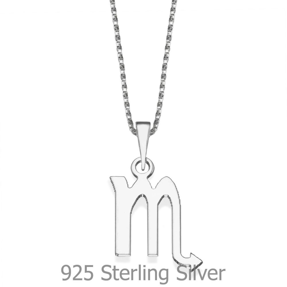 Girl's Jewelry | Pendant and Necklace in 925 Sterling Silver - Scorpio