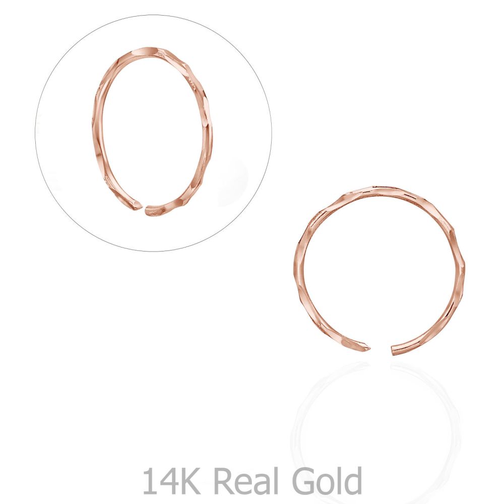 Piercing | Helix / Tragus Piercing in 14K Rose Gold - Large