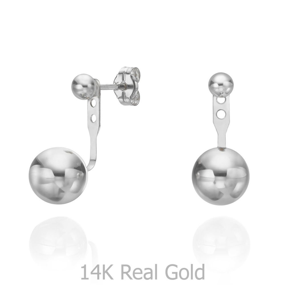 Women’s Gold Jewelry | 14K White Gold Women's Earrings - Venus & Mars
