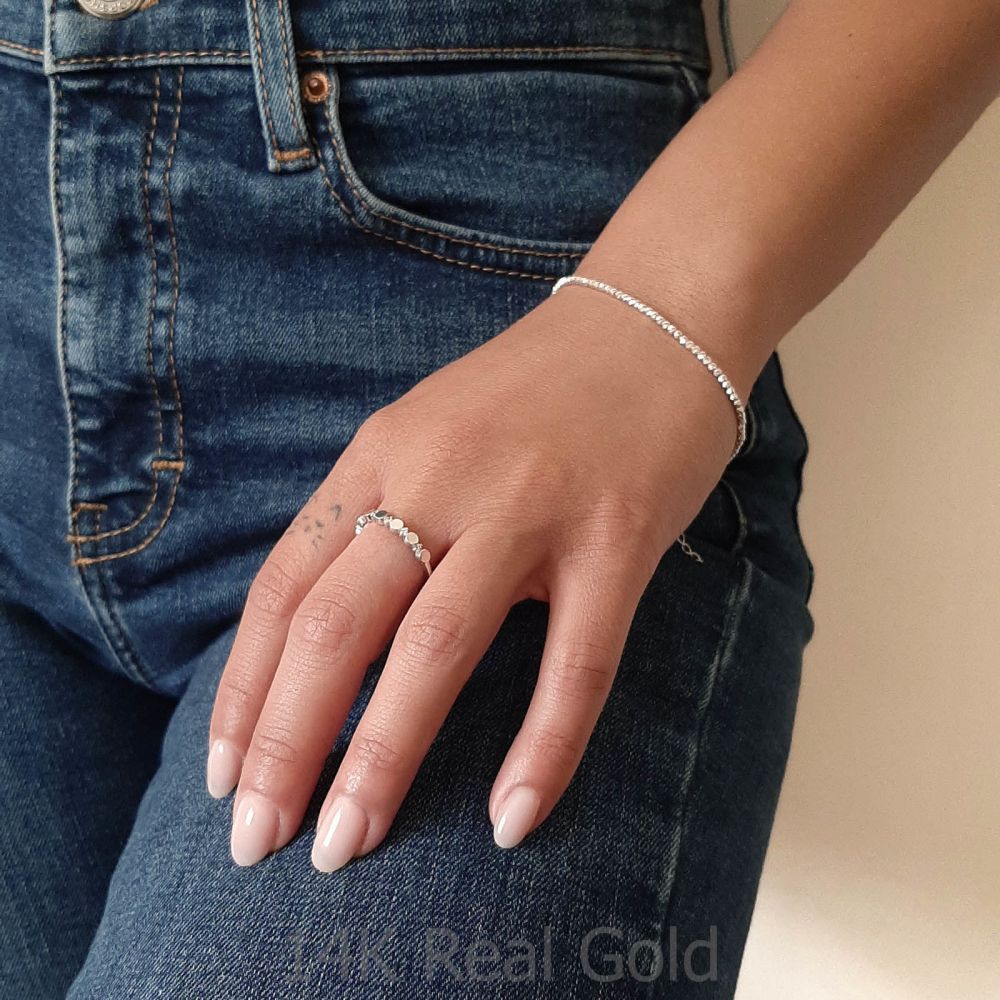 Women’s Gold Jewelry | 14K White Gold Ring - Carolina