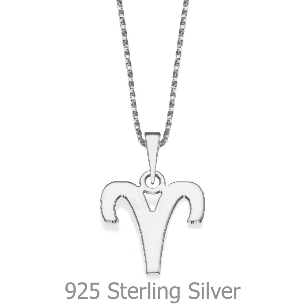 Girl's Jewelry | Pendant and Necklace in 925 Sterling Silver - Aries 