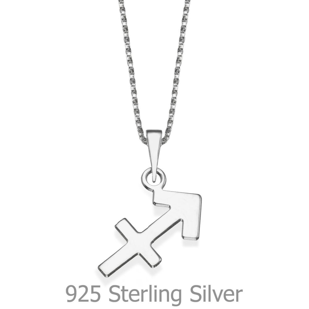 Girl's Jewelry | Pendant and Necklace in 925 Sterling Silver - Sagittarius