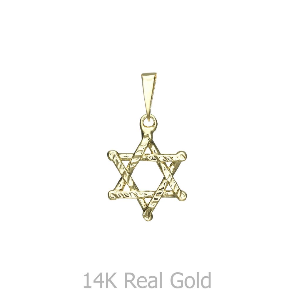 Women’s Gold Jewelry | Gold Pendant - Star of David (Zion)