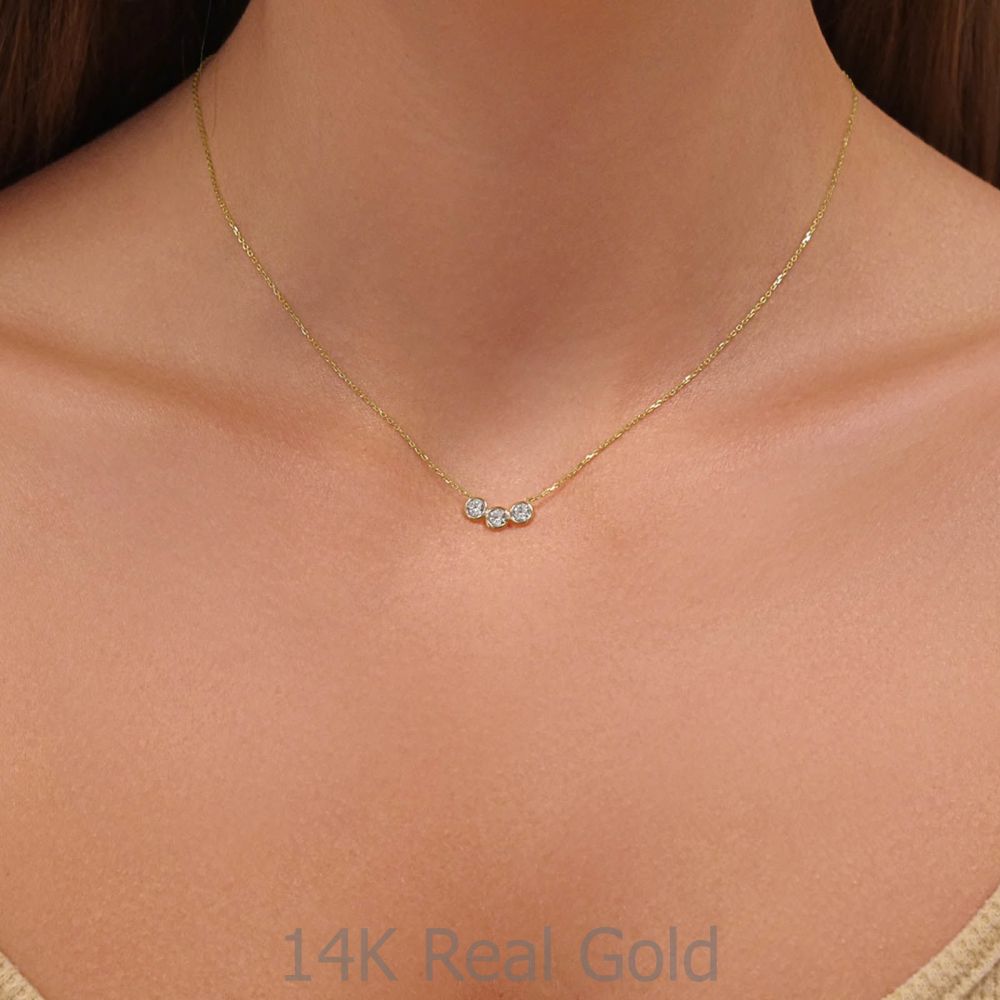 Women’s Gold Jewelry | 14k Yellow gold women's pandants - Arbel