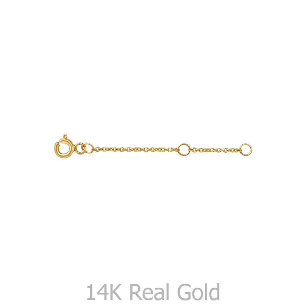 Gold Chains | 14K Yellow Gold Extension Chain - 5cm (1.96 inch)