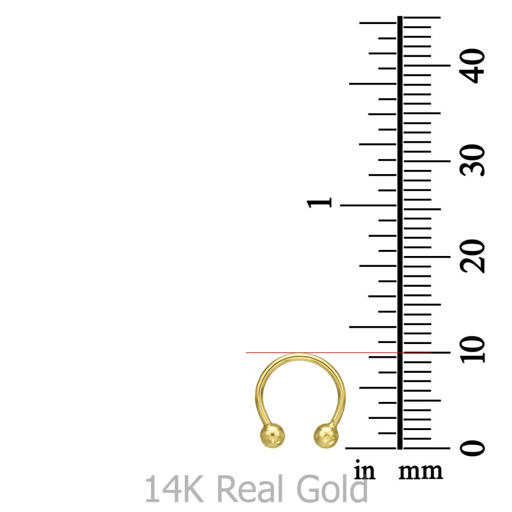 Piercing | Helix / Septum Piercing in 14K White Gold