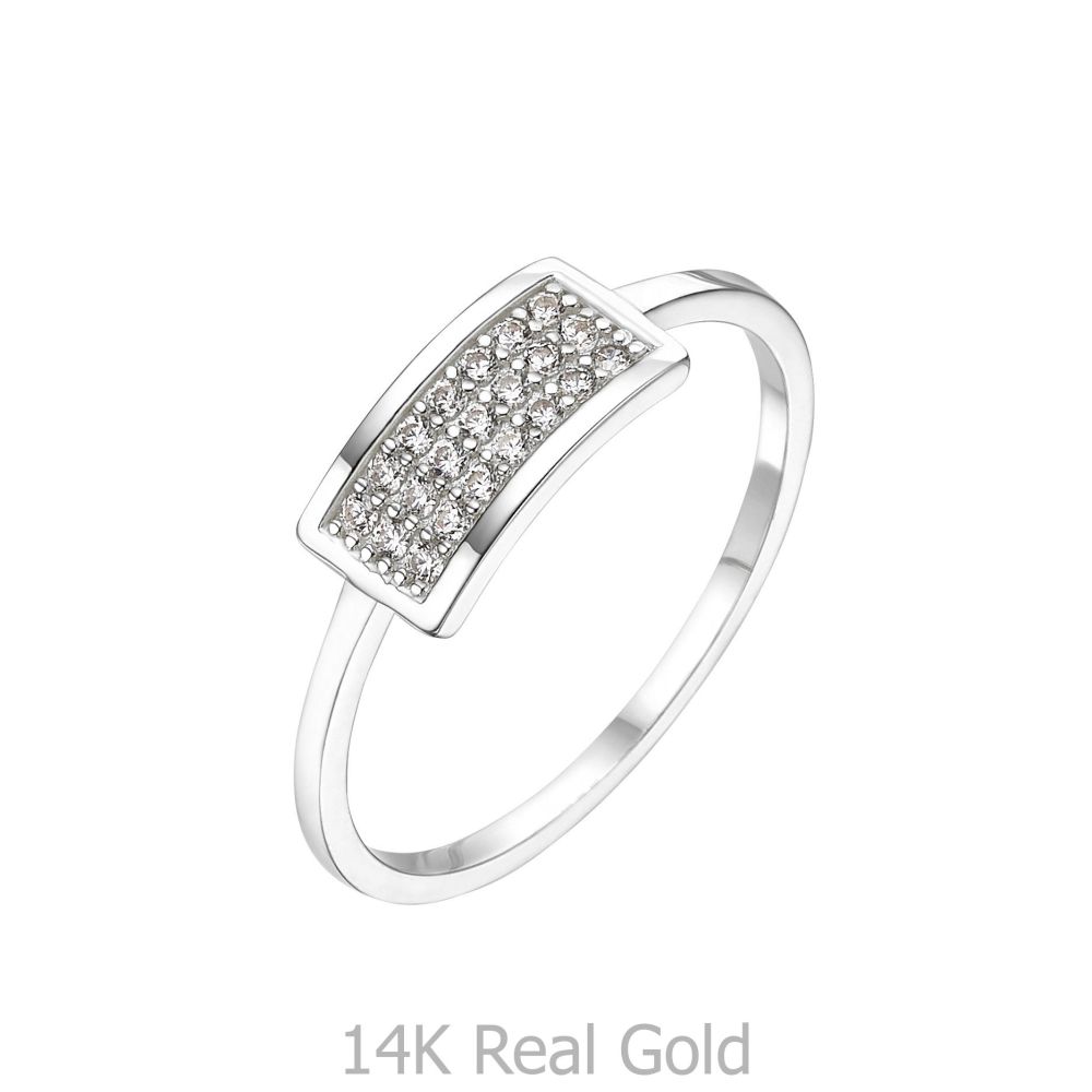 Women’s Gold Jewelry | 14K White Gold Rings - Merlin