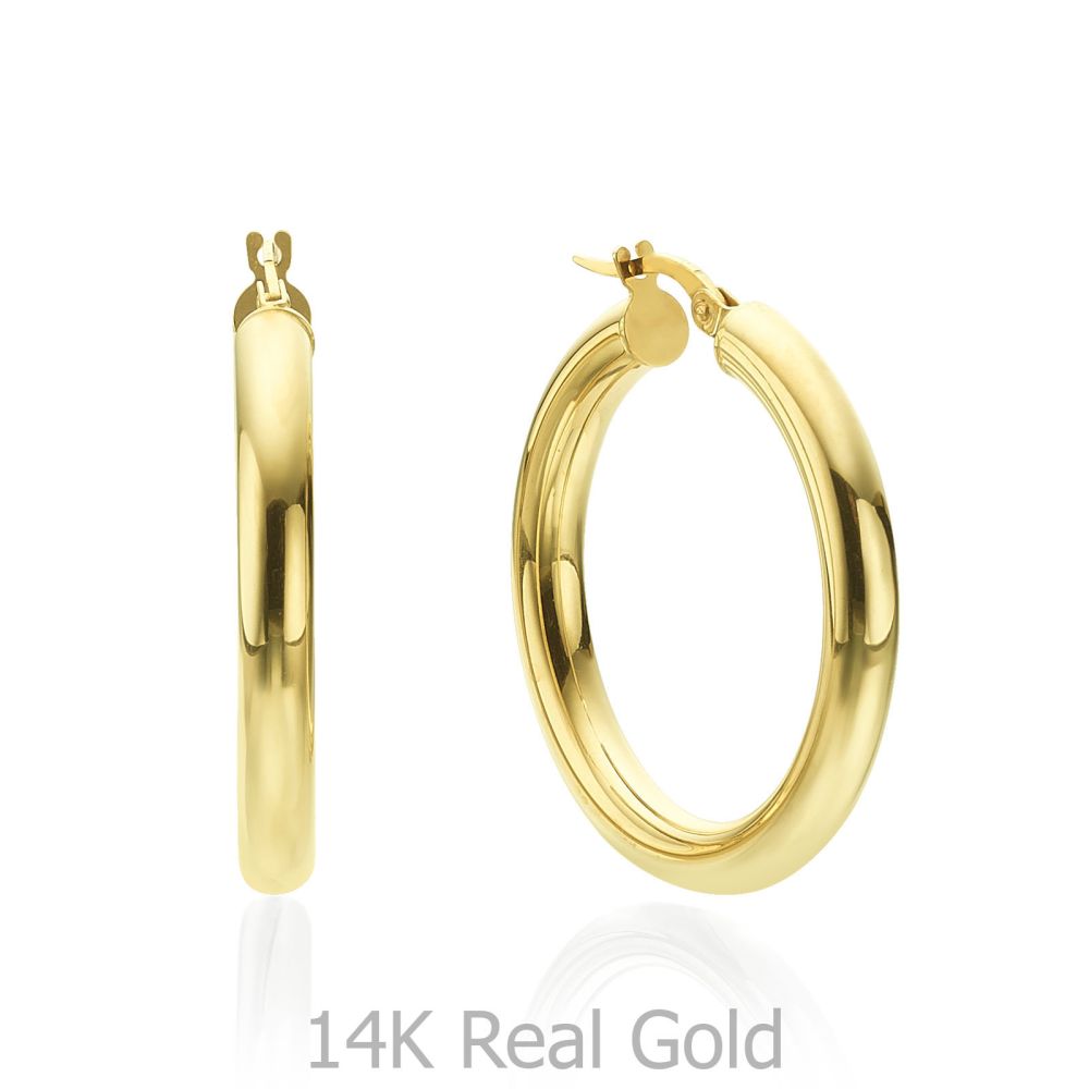 Women’s Gold Jewelry | 14K Yellow Gold Women's Earrings - L