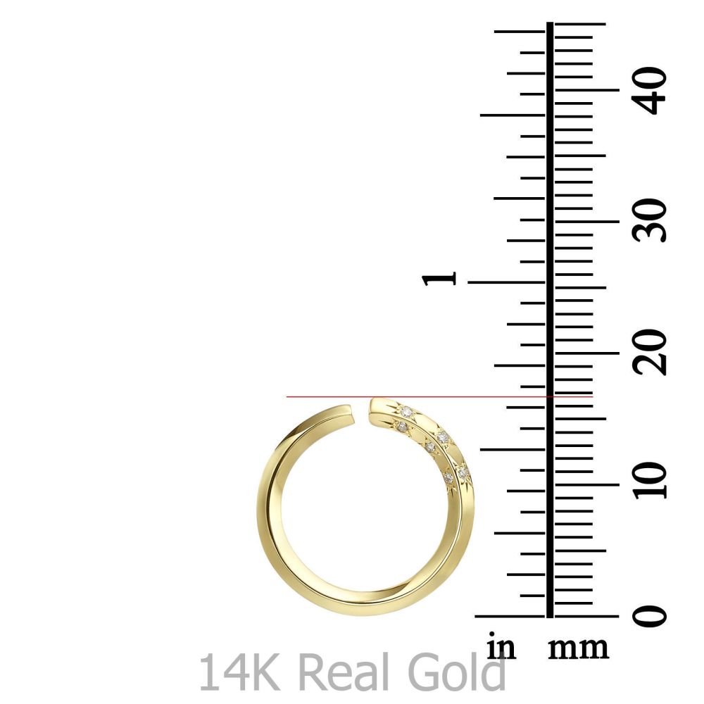 Diamond Jewelry | Diamond Stud Earrings in 14K Rose Gold - Sunrise - Large