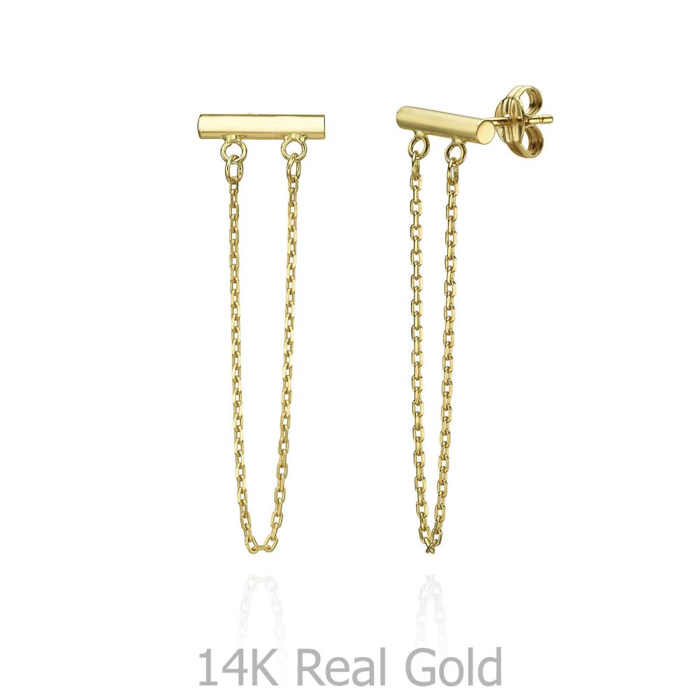 Women’s Gold Jewelry | 14K Yellow Gold Women's Earrings - Golden Reins