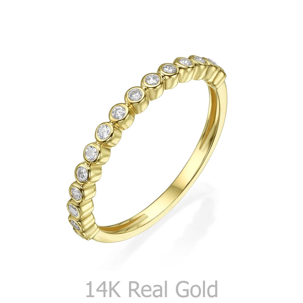 Women’s Gold Jewelry | Ring in 14K Yellow Gold - Balls & Stones