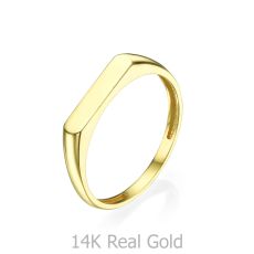 Ring in 14K Yellow Gold - Signet