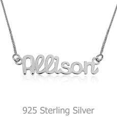 925 Sterling Silver Name Necklace "Margaret" English