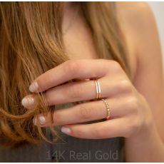 14K Yellow Gold Ring - Cher