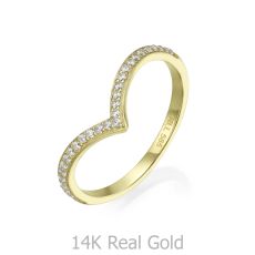 14K Yellow Gold Rings - Lea