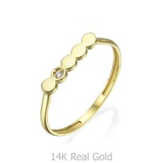 14K Yellow Gold Rings - Nicole