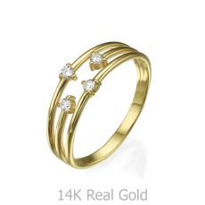 Ring in 14K Yellow Gold - Elements