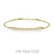 14K Yellow  Gold Women's Bracelets - Brock