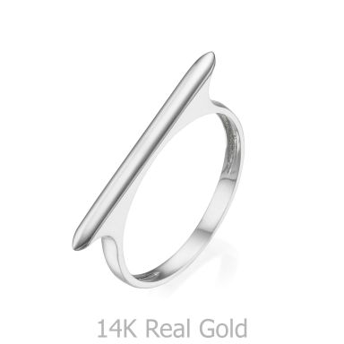 Ring in 14K White Gold - Line