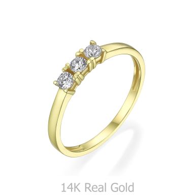14K Yellow Gold Rings - Loren