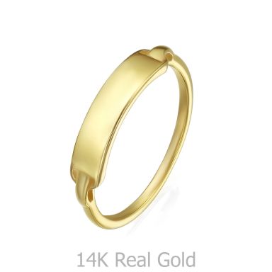 14K Yellow Gold Ring - Madrid Seal