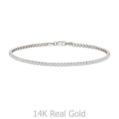14K White  Gold Women's Bracelets - Denver