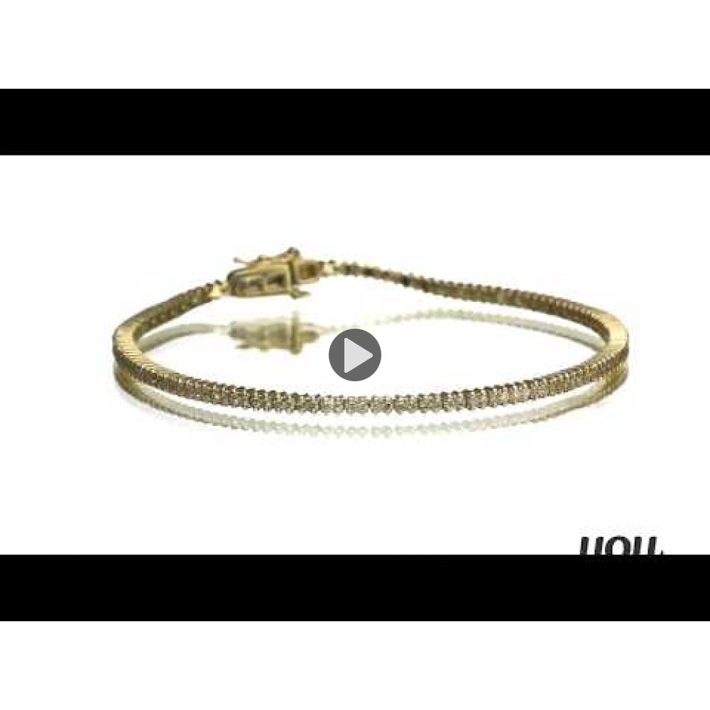 Diamond Jewelry | Diamond Tennis Bracelet in 14K Yellow Gold - Elizabeth